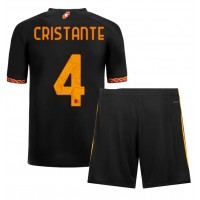 AS Roma Bryan Cristante #4 Replica Third Minikit 2023-24 Short Sleeve (+ pants)